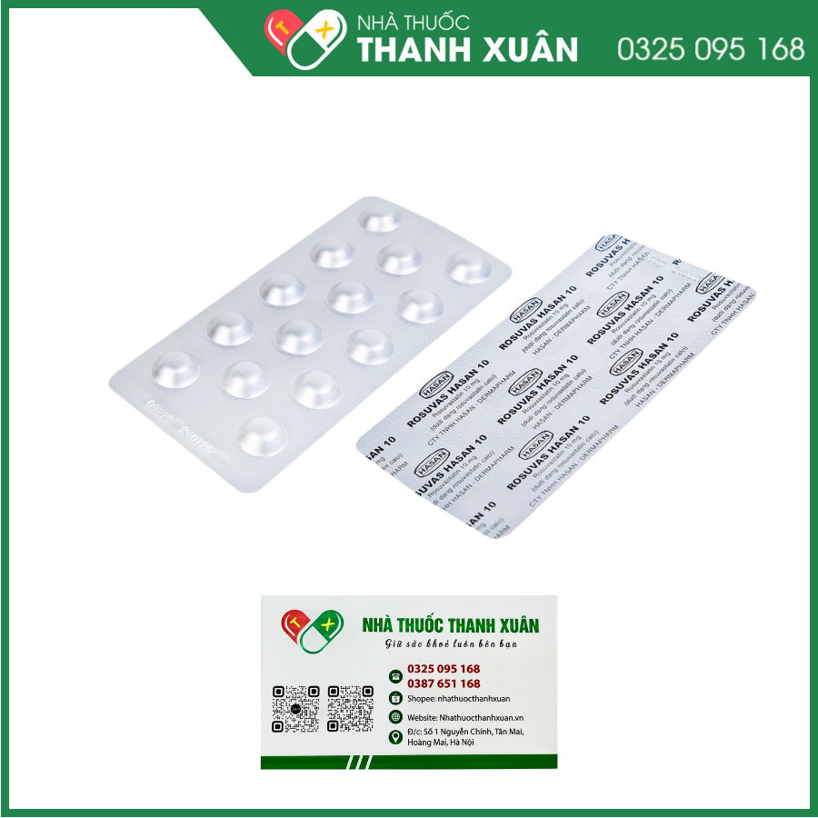 Rosuvas Hasan 10 điều trị tăng cholesterol máu